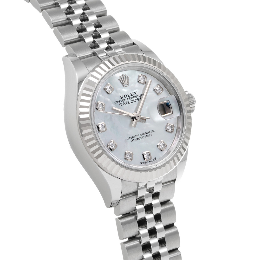 ROLEX(ロレックス)の中古 ロレックス ROLEX 279174NG ランダムシリアル ホワイトシェル /ダイヤモンド レディース 腕時計 レディースのファッション小物(腕時計)の商品写真
