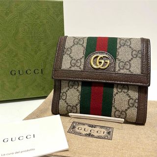 グッチ(Gucci)の776✨美品✨グッチ オフィディア 折り財布 フレンチフラップ  シェリーライン(財布)