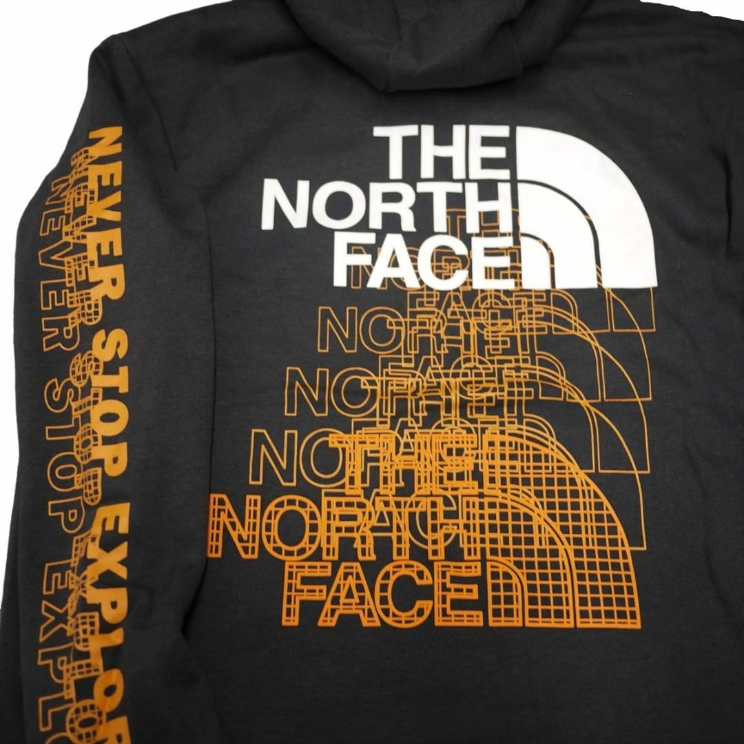 THE NORTH FACE(ザノースフェイス)のUS限定 新品 ノースフェイス パーカー (XL) グレー ボーイズ 子供 キッズ/ベビー/マタニティのキッズ服男の子用(90cm~)(ジャケット/上着)の商品写真