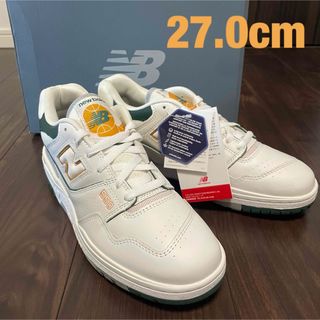 ニューバランス(New Balance)のニューバランス 550 BB550PWC ホワイト　グリーン(スニーカー)