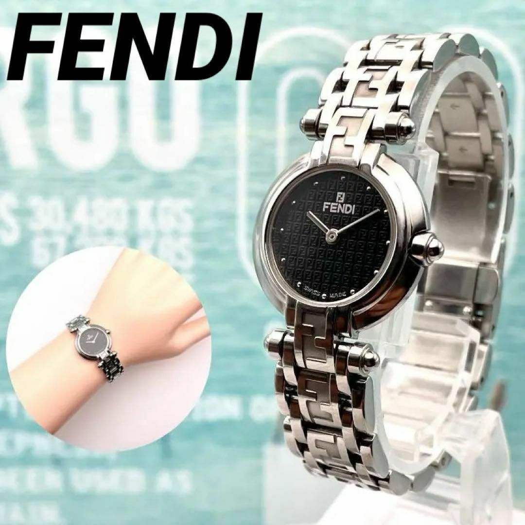 FENDI(フェンディ)の極美品■稼働 磨き フェンディ オロロジ 12P ズッカ レディース サファイア レディースのファッション小物(腕時計)の商品写真