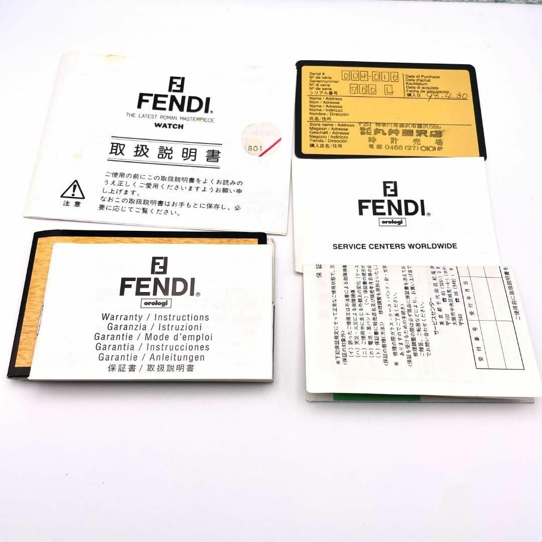 FENDI(フェンディ)の極美品■稼働 磨き フェンディ オロロジ 12P ズッカ レディース サファイア レディースのファッション小物(腕時計)の商品写真