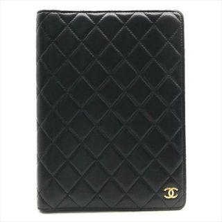 シャネル(CHANEL)の良品 CHANEL シャネル マトラッセ ココマーク 手帳 カバー ノート ブラック k2241(その他)