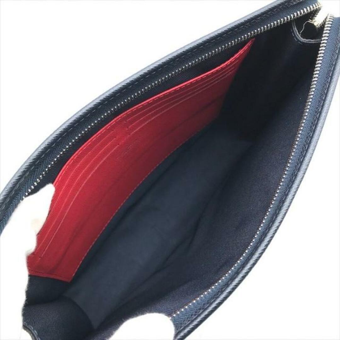 LOUIS VUITTON(ルイヴィトン)の美品 Louis Vuitton ルイヴィトン タイガ ポシェット ヴォワヤージュ クラッチ バッグ ネイビー k1513 メンズのバッグ(セカンドバッグ/クラッチバッグ)の商品写真