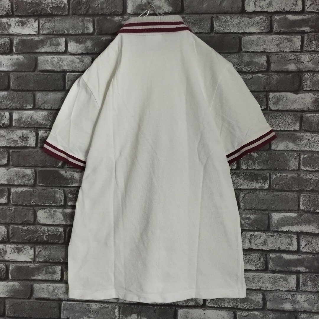 LACOSTE(ラコステ)のLACOSTEラコステ刺繍ワンポイントロゴリンガーポロシャツボーダー襟袖ワニ メンズのトップス(ポロシャツ)の商品写真