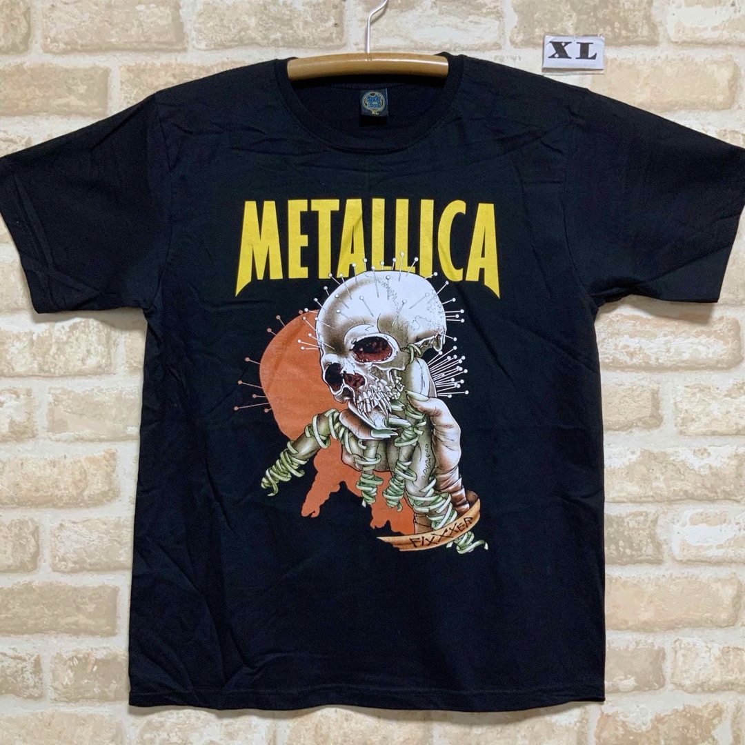 メタリカ　METALLICA  Tシャツ　XL サイズ　スカル メンズのトップス(Tシャツ/カットソー(半袖/袖なし))の商品写真