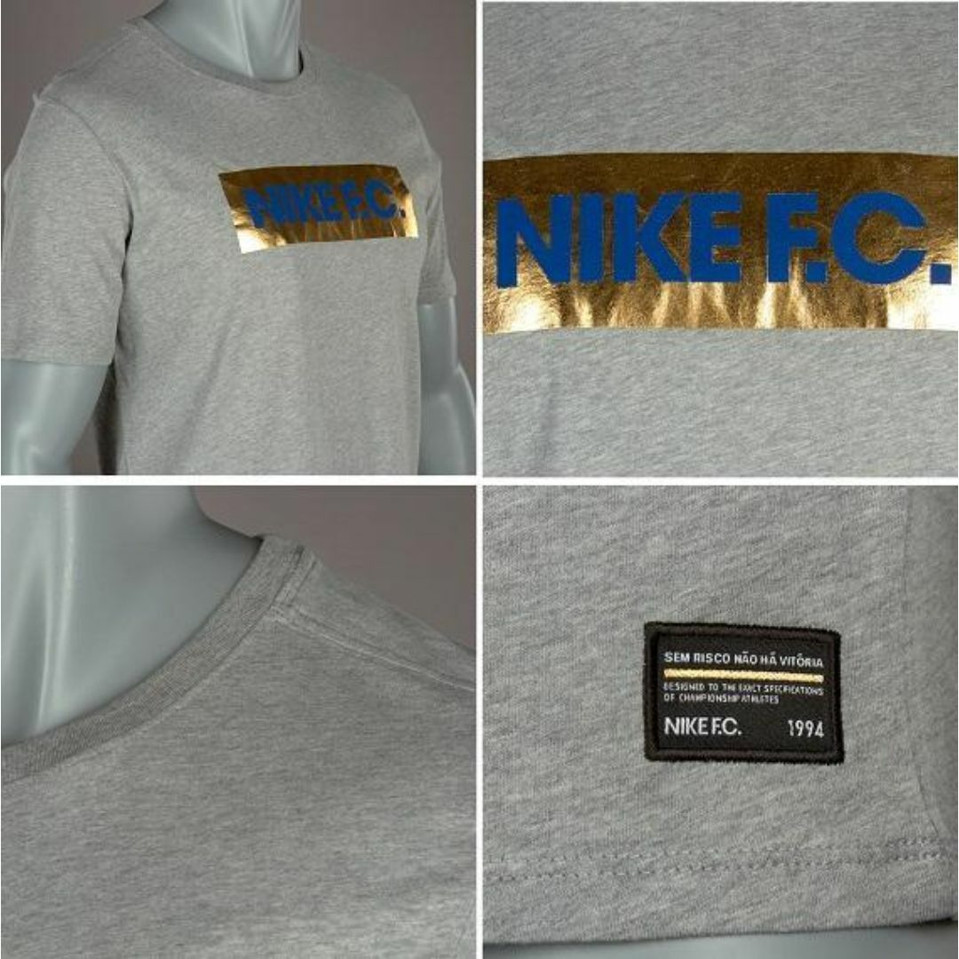 NIKE(ナイキ)の★送料無料★UK直輸入★ナイキ★NIKE FC FOIL Tシャツ★灰杢/L★ メンズのトップス(Tシャツ/カットソー(半袖/袖なし))の商品写真