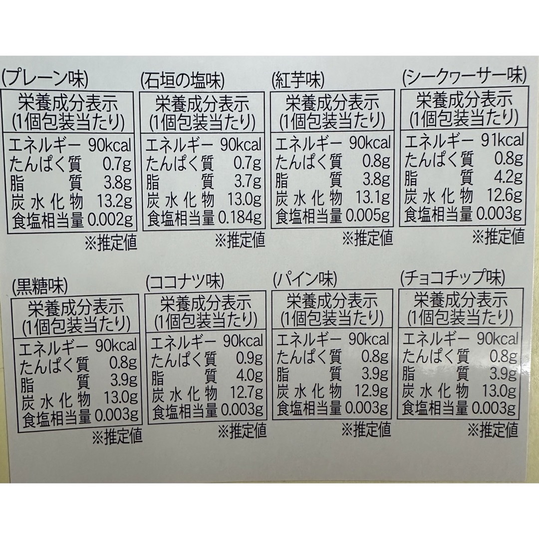 ８種類　36袋　ちんすこう　大容量 食品/飲料/酒の食品(菓子/デザート)の商品写真