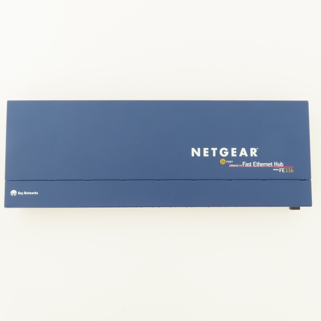 M05 通電確認済 NETGEAR FS116 スイッチングハブ 16ポート 100Mbps L2SW スマホ/家電/カメラのPC/タブレット(PC周辺機器)の商品写真