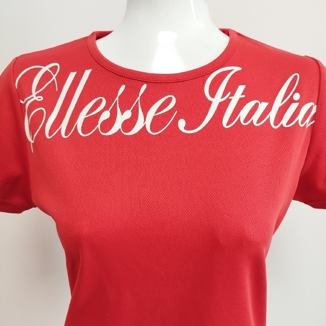 ellesse(エレッセ)の♡♡ellesse　半袖Tシャツ　L　レッド レディースのトップス(Tシャツ(半袖/袖なし))の商品写真