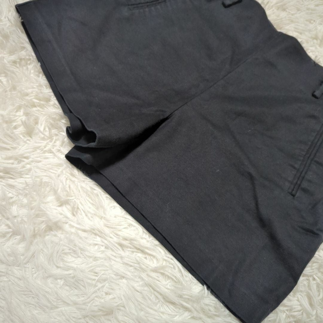 【美品アウトレット】ZARA BASIC ショートパンツ S 黒 ✓3300 レディースのパンツ(ショートパンツ)の商品写真