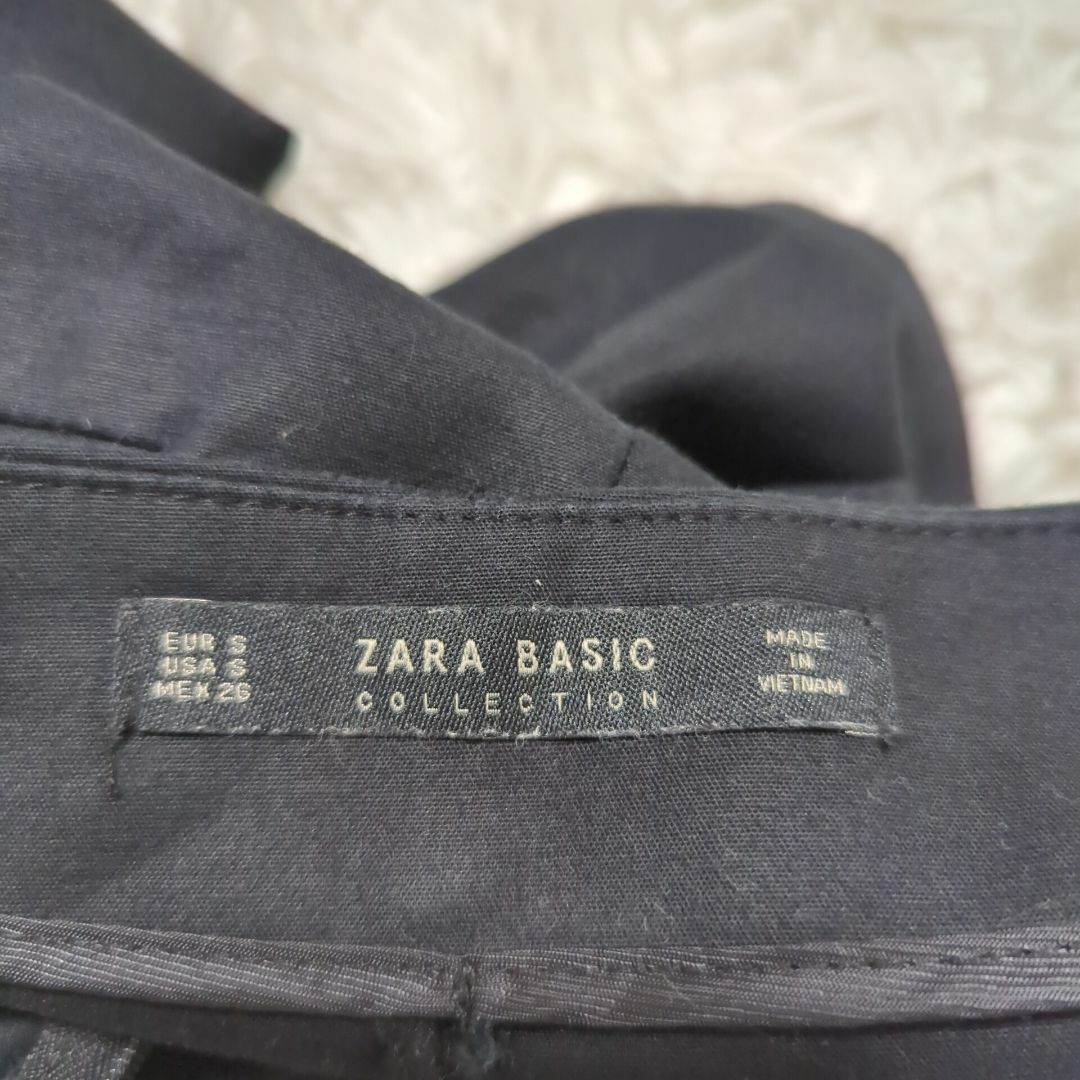 【美品アウトレット】ZARA BASIC ショートパンツ S 黒 ✓3300 レディースのパンツ(ショートパンツ)の商品写真