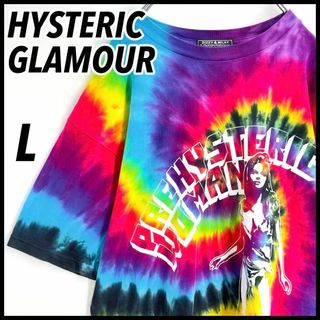 HYSTERIC GLAMOUR - 【激レアモデル】ヒステリックグラマー タイダイ 総柄 ヒスガール Tシャツ人気L