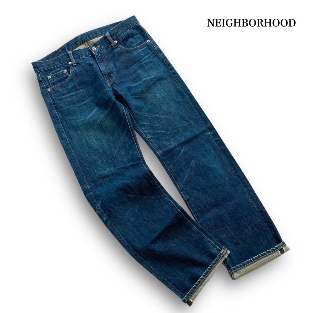 NEIGHBORHOOD(ネイバーフッド)の【NEIGHBORHOOD】ネイバーフッド SAVAGE デニムパンツ 赤耳 メンズのパンツ(デニム/ジーンズ)の商品写真