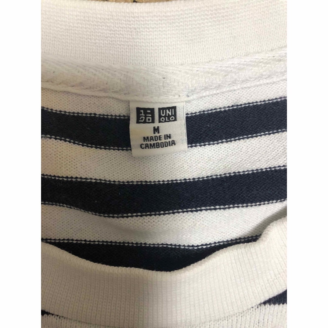 UNIQLO(ユニクロ)のUNIQLO  ボーダーTシャツ メンズのトップス(Tシャツ/カットソー(半袖/袖なし))の商品写真