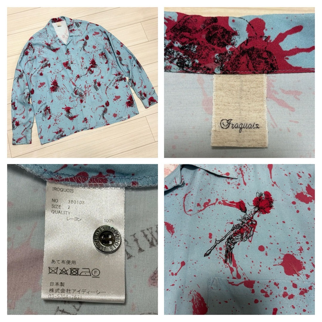 Iroquois(イロコイ)のレア■Iroquois イロコイ■MAN DEAD ROSE アロハ シャツ 2 メンズのトップス(シャツ)の商品写真