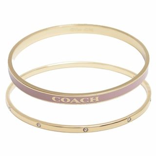 コーチ(COACH)の【新品 未使用】コーチ ブレスレット 469938GLD650 ピンク(ブレスレット/バングル)