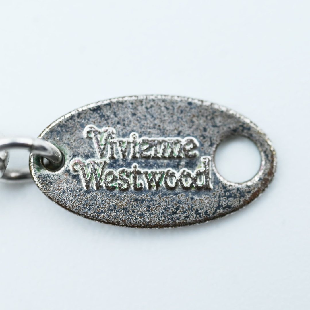 Vivienne Westwood(ヴィヴィアンウエストウッド)のM03 Vivienne Westwood ヴィヴィアンウエストウッド オーブ カラーストーン ロングネックレス シルバー レディースのアクセサリー(ネックレス)の商品写真