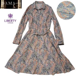 【ゆったりサイズ】リバティコラボ DAMA COLLECTION ワンピース(ロングワンピース/マキシワンピース)