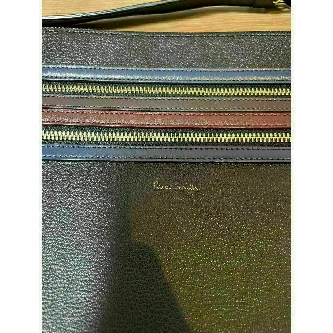 Paul Smith(ポールスミス)のポールスミス　レザー　黒　2way ショルダーバッグ メンズのバッグ(ショルダーバッグ)の商品写真