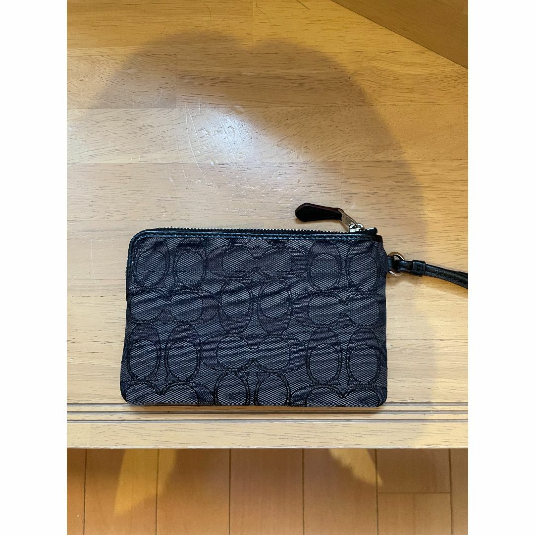 COACH(コーチ)のCOACH／シグネチャー アクセサリーポーチ ブラック 黒 メンズのバッグ(その他)の商品写真