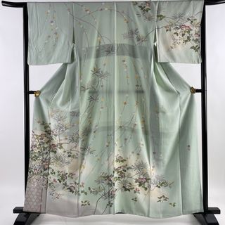 訪問着 身丈161cm 裄丈65cm M 正絹 逸品(着物)