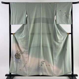 付下げ 身丈158cm 裄丈65.5cm 正絹 逸品 【中古】(着物)