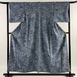 小紋 身丈152.5cm 裄丈64.5cm 正絹 逸品 【中古】(着物)