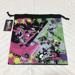 任天堂 - 即購入OK！新品タグ付き☆任天堂 スプラトゥーン２巾着袋