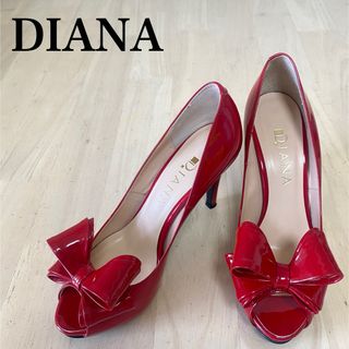 ダイアナ(DIANA)の美品✨　DIANA ダイアナ　リボン　パンプス (ハイヒール/パンプス)