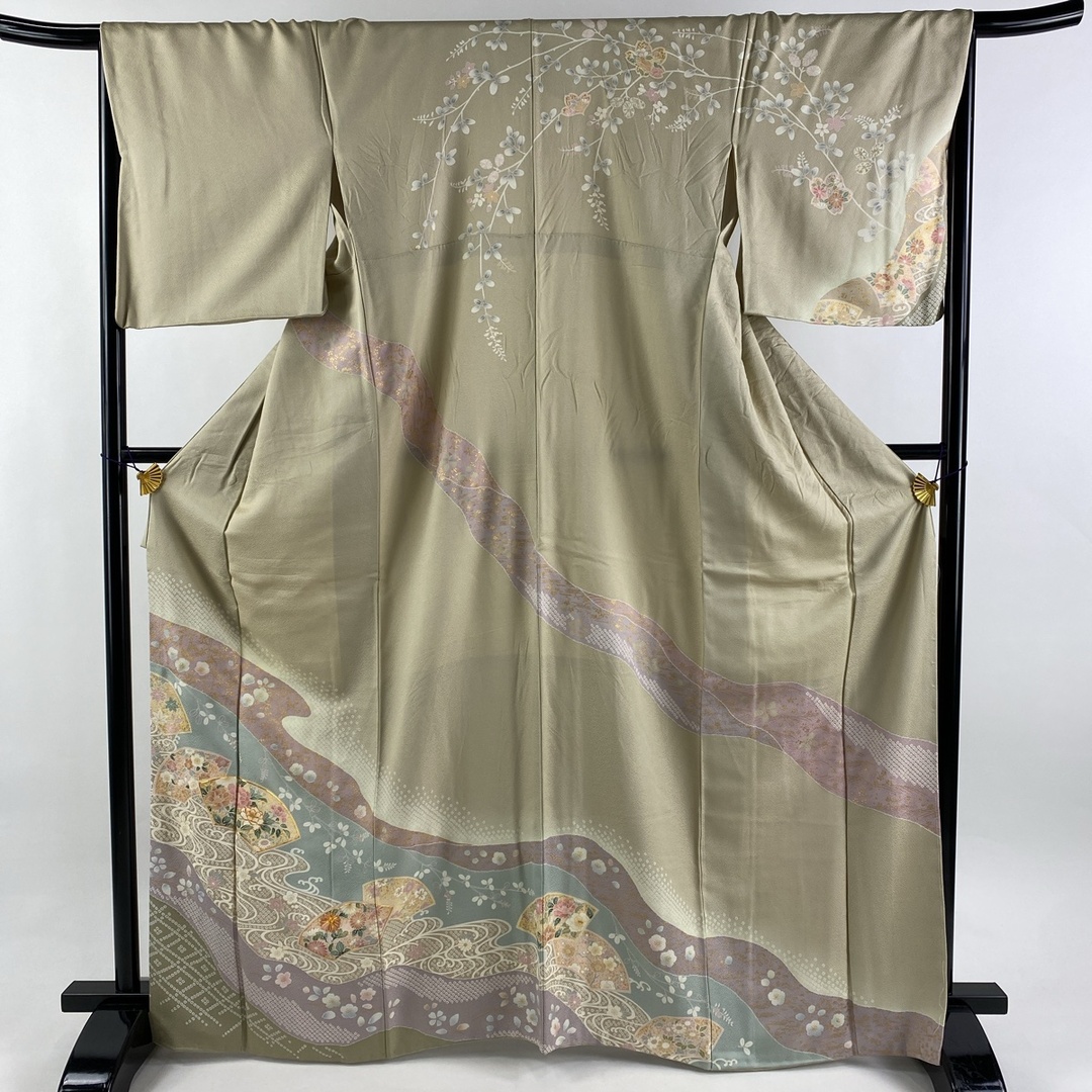 訪問着 身丈166.5cm 裄丈67cm 正絹 名品 【中古】 レディースの水着/浴衣(着物)の商品写真