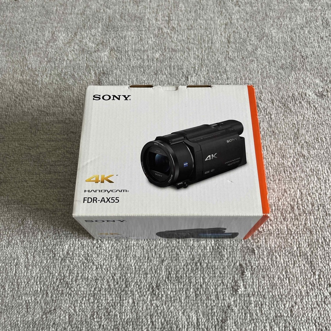 SONY(ソニー)の美品、SONY  デジタル４Kビデオカメラレコーダー FDR-AX55(B) スマホ/家電/カメラのカメラ(ビデオカメラ)の商品写真