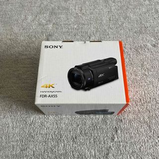 ソニー(SONY)の美品、SONY  デジタル４Kビデオカメラレコーダー FDR-AX55(B)(ビデオカメラ)