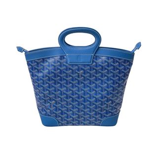 ゴヤール(GOYARD)の[USED/中古]GOYARD ゴヤール ハンドバッグ ベルーガ PM ベルーガ PM ブルー レザー PVCコーティングキャンバス PM シルバー金具 中古 63635(ハンドバッグ)