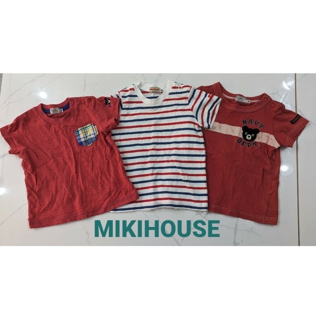 mikihouse(ミキハウス)のTシャツ　半袖　MIKIHOUSE　ダブルビー キッズ/ベビー/マタニティのベビー服(~85cm)(Ｔシャツ)の商品写真