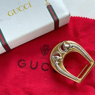 GUCCI オールドグッチ ホースビット バックル ゴールド イタリア製