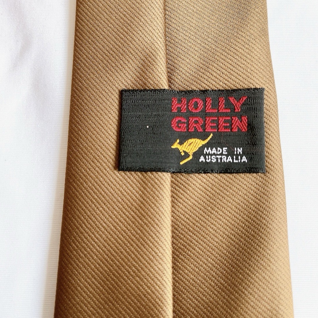 美品★Holly Green★カンガルー柄★オーストラリア製★ネクタイ★8.5 メンズのファッション小物(ネクタイ)の商品写真