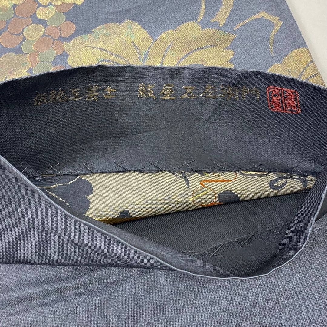 袋帯 美品 秀品 六通 正絹 【中古】 レディースの水着/浴衣(帯)の商品写真