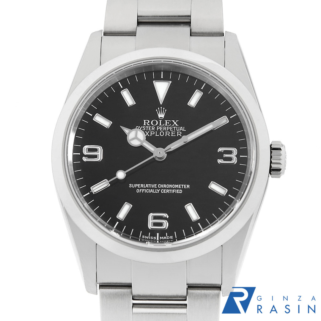 ROLEX(ロレックス)のロレックス エクスプローラーI 114270 ブラック D番 メンズ 中古 腕時計 メンズの時計(腕時計(アナログ))の商品写真