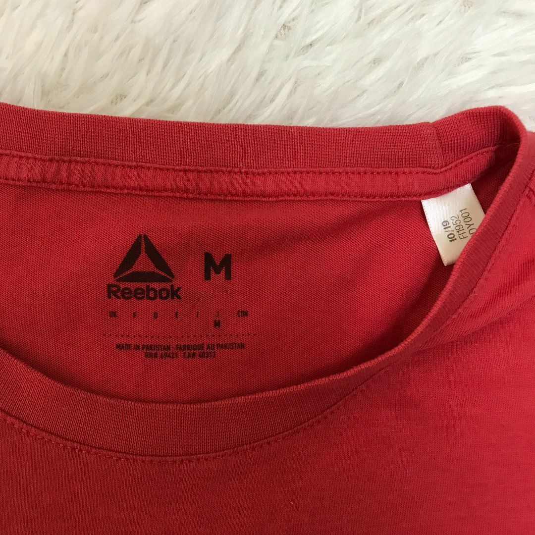 Reebok(リーボック)の【美品】リーボック 半袖Tシャツ 2点セット M L 赤系 白系 ✓3227 メンズのトップス(Tシャツ/カットソー(七分/長袖))の商品写真