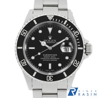 ロレックス(ROLEX)のロレックス サブマリーナ デイト 16610 ブラック K番 メンズ 中古 腕時計(腕時計(アナログ))