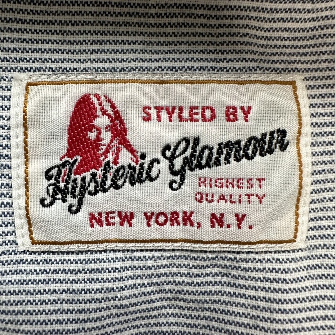 HYSTERIC GLAMOUR(ヒステリックグラマー)の【Hysteric Glamour】ヒステリックグラマー M シャツ ストライプ レディースのトップス(シャツ/ブラウス(長袖/七分))の商品写真