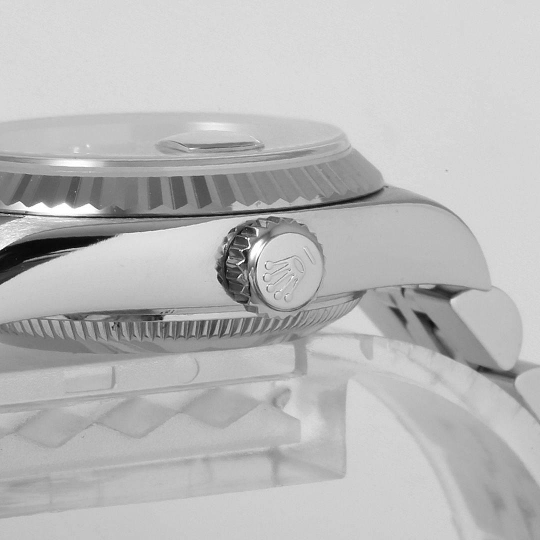 ROLEX(ロレックス)のロレックス デイトジャスト 10Pダイヤ 79174G ブラック K番 レディース 中古 腕時計 レディースのファッション小物(腕時計)の商品写真