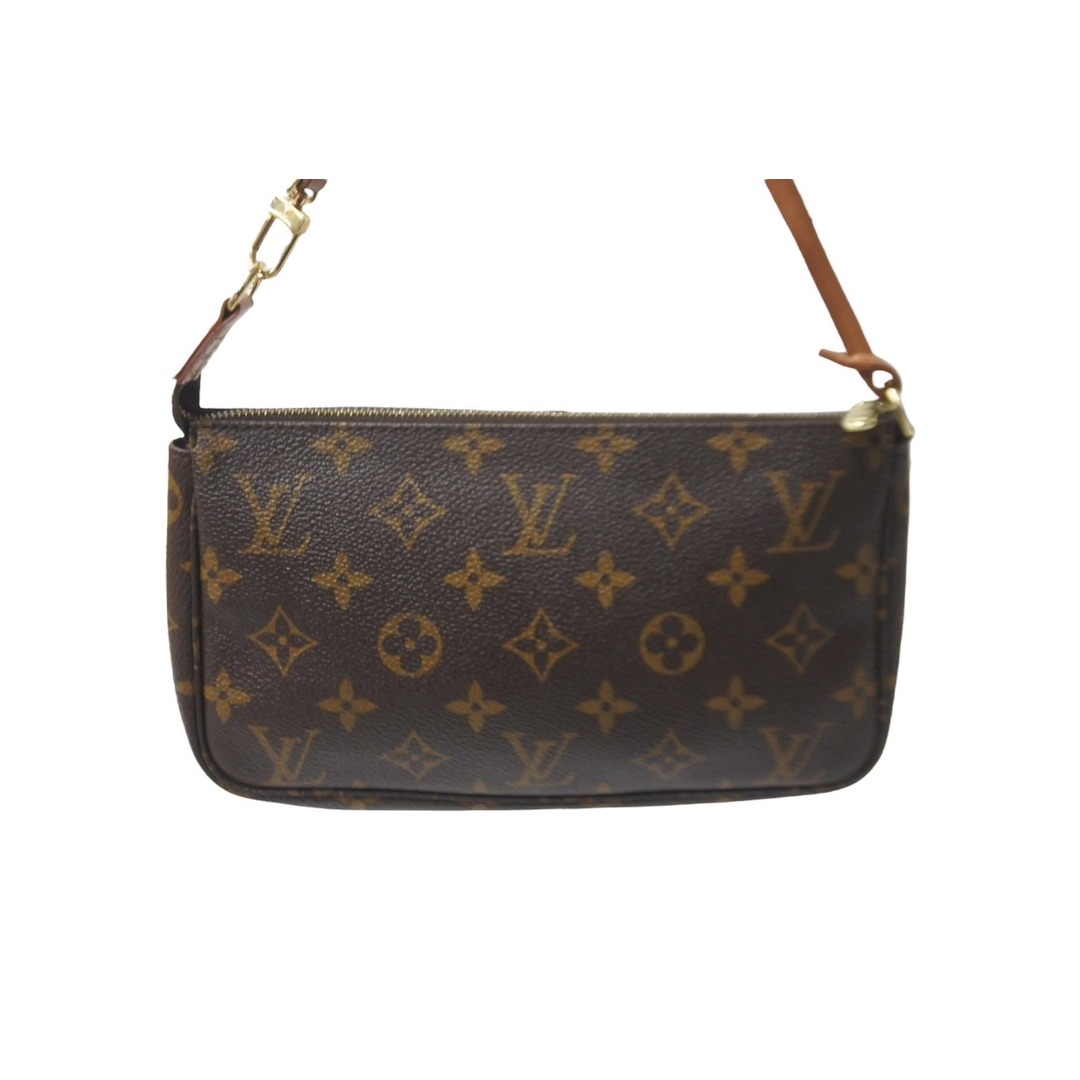 LOUIS VUITTON(ルイヴィトン)のLOUIS VUITTON ルイヴィトン ポシェット アクセソワール アクセサリーポーチ M51980 モノグラム ブラウン 美品 中古 63474 レディースのファッション小物(ポーチ)の商品写真