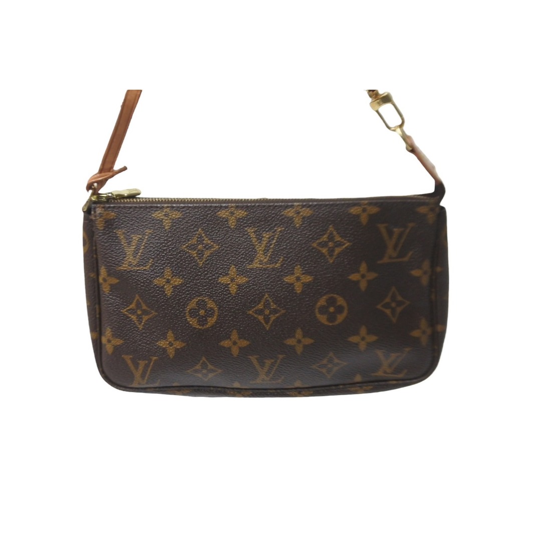 LOUIS VUITTON(ルイヴィトン)のLOUIS VUITTON ルイヴィトン ポシェット アクセソワール アクセサリーポーチ M51980 モノグラム ブラウン 美品 中古 63474 レディースのファッション小物(ポーチ)の商品写真