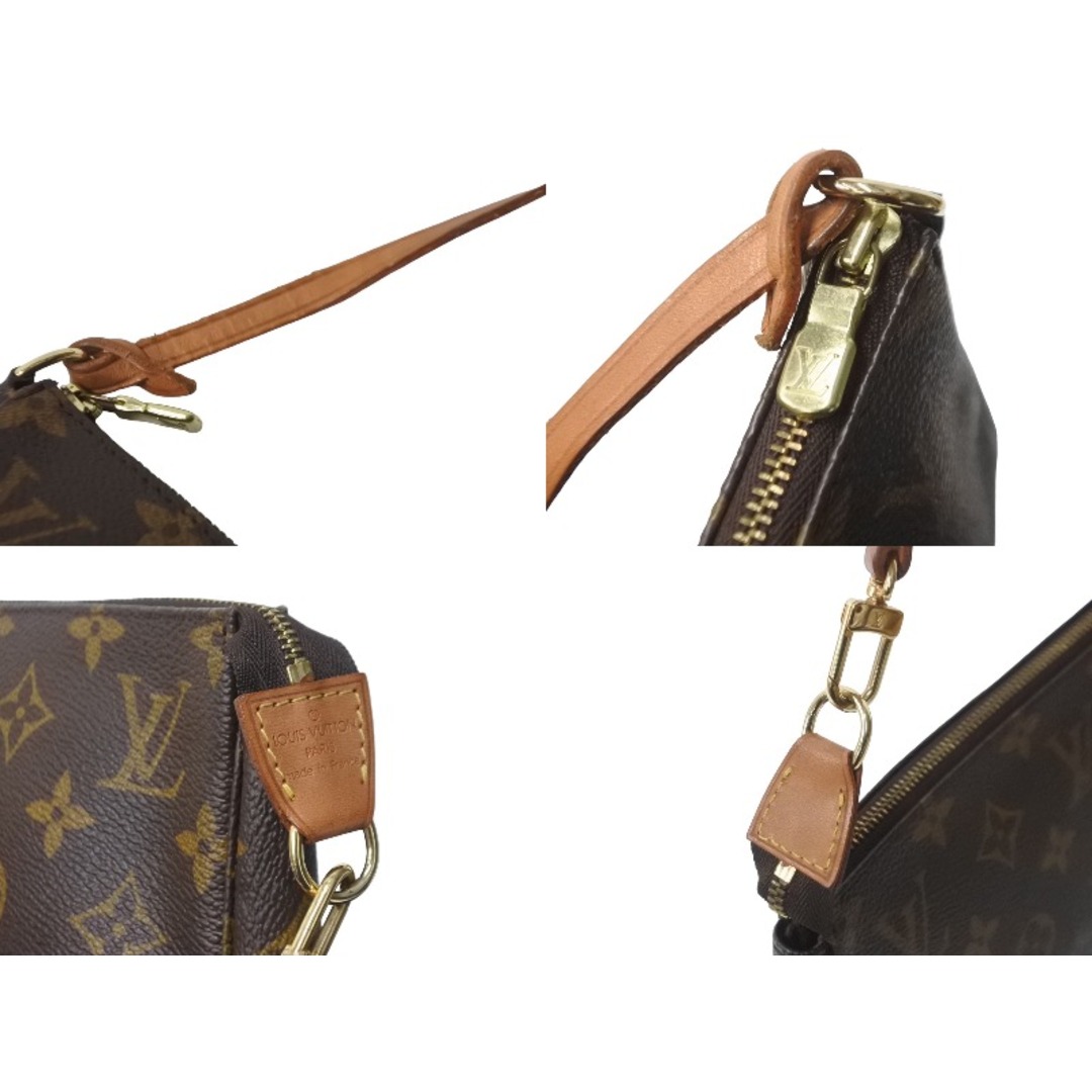 LOUIS VUITTON(ルイヴィトン)のLOUIS VUITTON ルイヴィトン ポシェット アクセソワール アクセサリーポーチ M51980 モノグラム ブラウン 美品 中古 63474 レディースのファッション小物(ポーチ)の商品写真