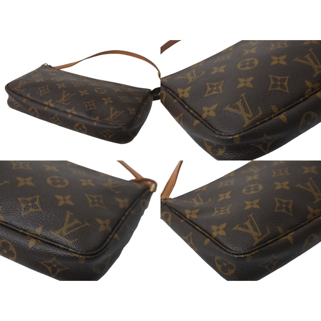 LOUIS VUITTON(ルイヴィトン)のLOUIS VUITTON ルイヴィトン ポシェット アクセソワール アクセサリーポーチ M51980 モノグラム ブラウン 美品 中古 63474 レディースのファッション小物(ポーチ)の商品写真