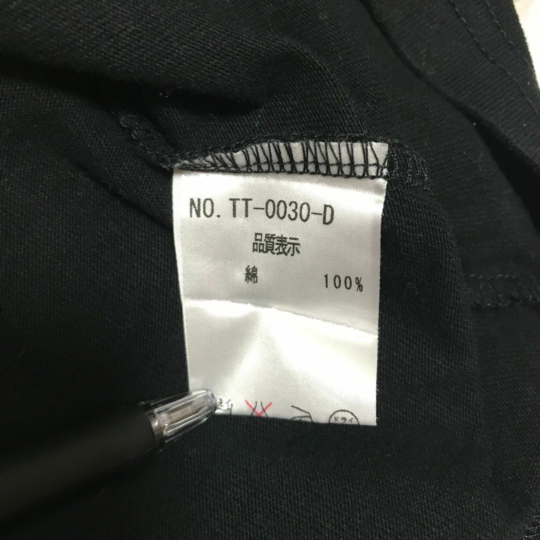 ALTERNATIVE(オルタナティブ)の【超美品】オルタナティブ 半袖Tシャツ M 黒 日本製 コットン ✓3222 レディースのトップス(Tシャツ(長袖/七分))の商品写真