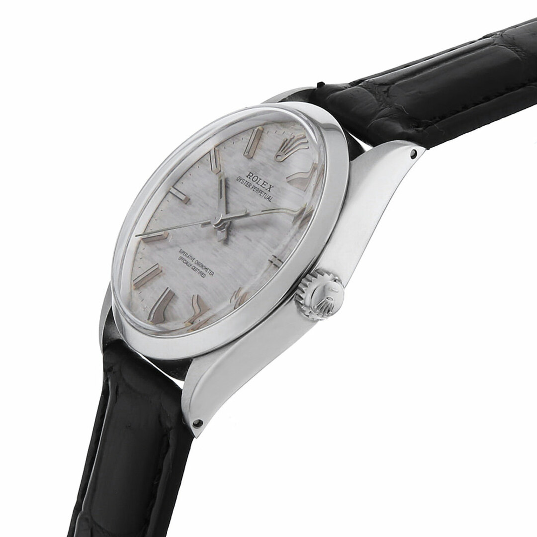 ROLEX(ロレックス)のロレックス オイスターパーペチュアル 1002 シルバー モザイク バー 21番 メンズ アンティーク 腕時計 メンズの時計(腕時計(アナログ))の商品写真