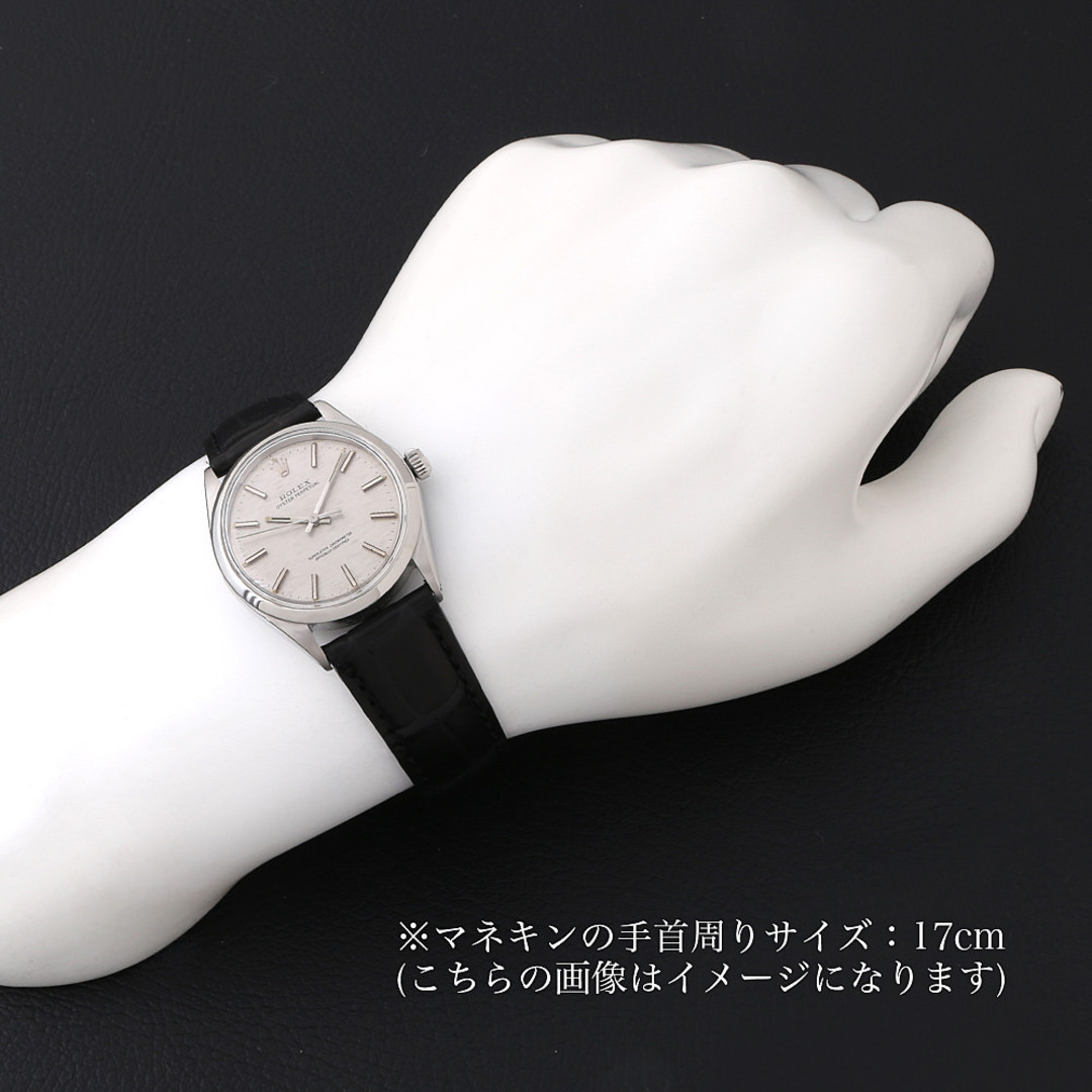 ROLEX(ロレックス)のロレックス オイスターパーペチュアル 1002 シルバー モザイク バー 21番 メンズ アンティーク 腕時計 メンズの時計(腕時計(アナログ))の商品写真